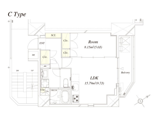 アーバネージュ新横浜c 間取図