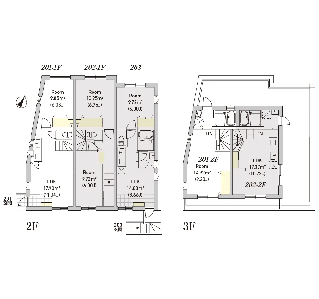 マンスリーマンション,中目黒,2LDK