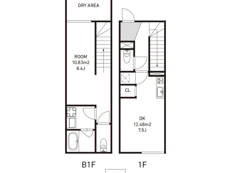 原宿,マンスリーマンション,北参道,1DK,メゾネット