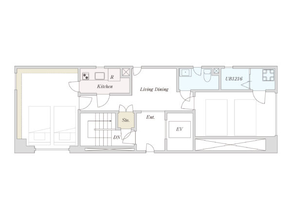 旗の台5f 間取図