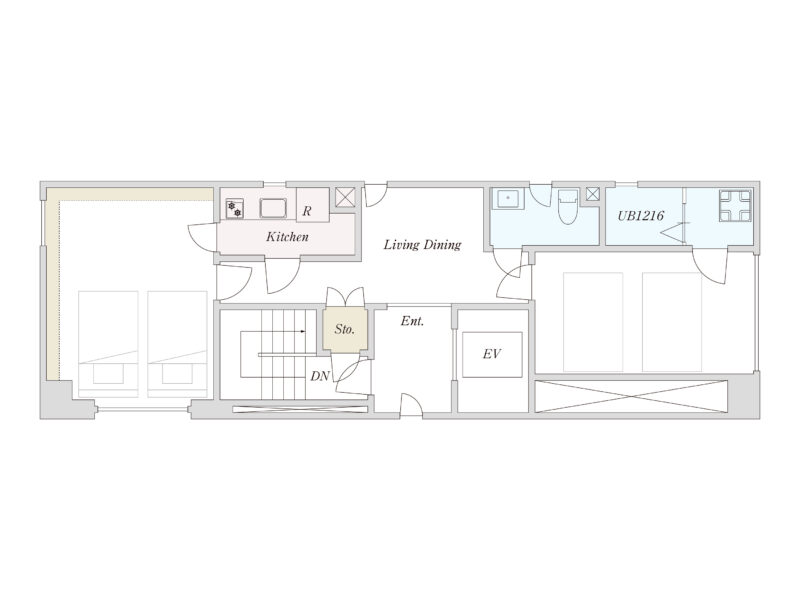 旗の台5f 間取図